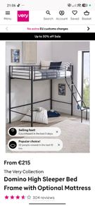 High Sleeper Single Bed