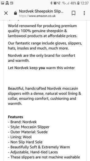 Ladies Nordvek slippers