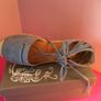 RIVER ISLAND Blue Suede Espadrilles Sandals 7 New Image 6