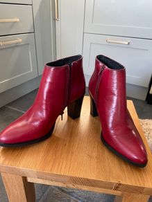 Leather ankle boots