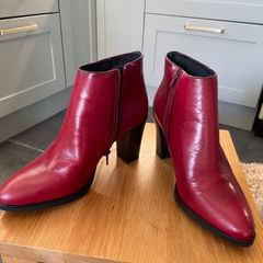 Leather ankle boots