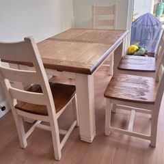 Dining table and chairs