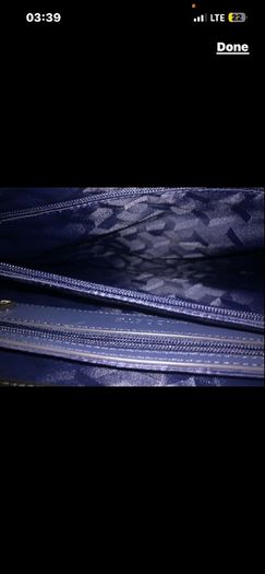 Lacoste leather shoulder messenger laptop Cross Body Travel Work Bag