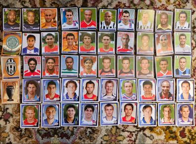 Panini UEFA Champions League Stickers 2006, 2007, 2008, Unused, Collection