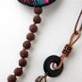 Designer embroidered statement necklace Image 3