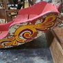 Vintage Wooden Carnival Swinging Boat Image 2