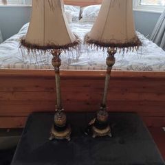 Pair of Matching Lamps 33 inch /84 cm high