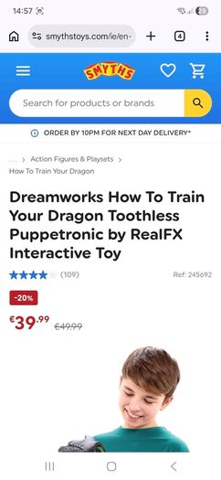 How To Train Your Dragon Toothless Puppetronic
