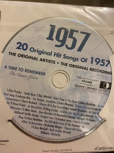 Birthday cd 1957