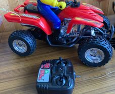 Toy Quad bike with figure And Control .