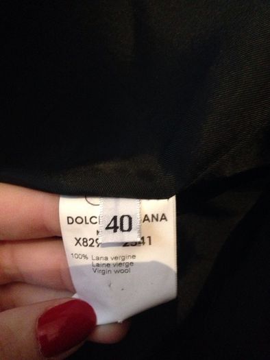 Dolce & Gabbana black trouser suit