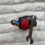 Skylanders Giants Sprocket Golding Figure Woman Red Hair Blue Outfit With Wrench Used Please look at the pictures Image 6
