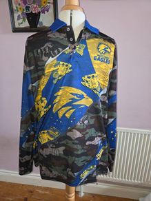 AFL West Coast Eagles "Skeletor" shirt -  Extra Large size
