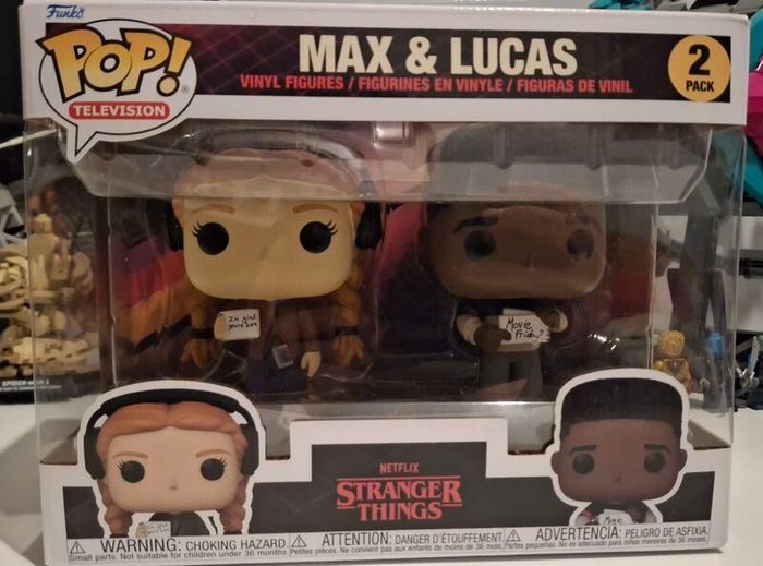 lucas and max stranger things funko
