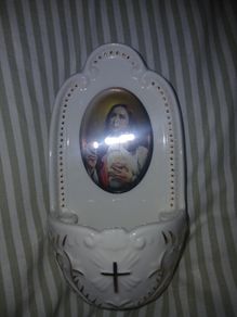 Holy water font