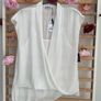 top Bnwt chiffon drape front top size X-Large Amber brand Image 3