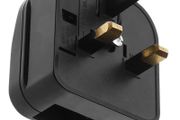 Standard 2 Pin to 3 Pin Plug Adapter (EU to IRL/UK)