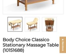 Fabulous stationary Massage table