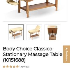 Fabulous stationary Massage table