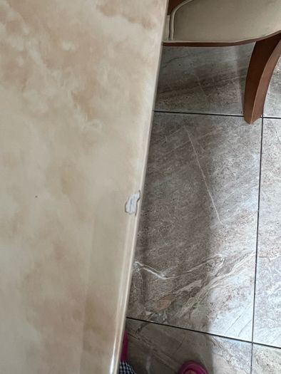 Marble table and 4 chairs