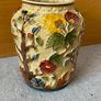 Vintage HJ Wood Staffordshire "Indian Tree" Handpainted Raised Floral Vase Image 3