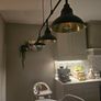 Pendant lamp with three lamps Image 2