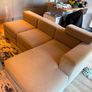 IKEA JATTEBO L Shaped Modular Sofa Beige Corduroy Excellent Condition Image 4
