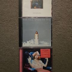 Tori Amos Cds Collection: Little Earthquakes / Under The Pink / Tales Of Librariam.