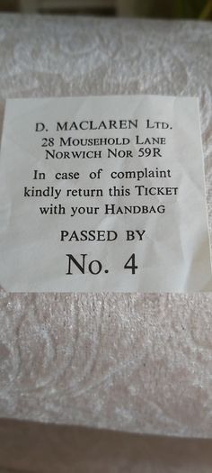 Handbag Vintage McClaren..FINAL PRICE IS