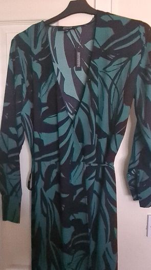 Jd Williams Wrap Dress Size 14 Nwt