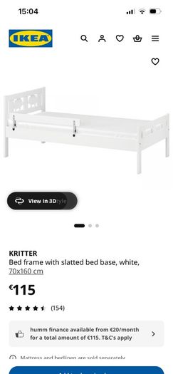 Toddler bed