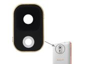 Back Camera Lens Cover Frame Holder for Samsung Galaxy Note 3 Black/Gold #174412