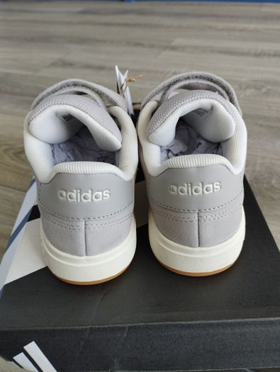 Kids Adidas Grand Court Trainers UK Size 1