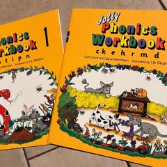 Jolly Phonics workbooks 1 & 2