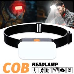 1pc COB USB Rechargeable Emergency Headlamp, Featuring 4 Modes