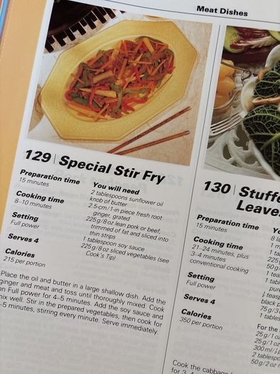 Microwave Cookbook