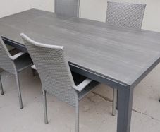 garden patio table and chairs jysk