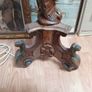 Early 20th century Italian catved wood standard lamp working order Image 2