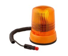 HELLA 2RL 008 062-111 Halogen-Rotating Beacon - KL 7000 - 24V - Yellow - Magnet Mount - Yellow - Cable: 600mm