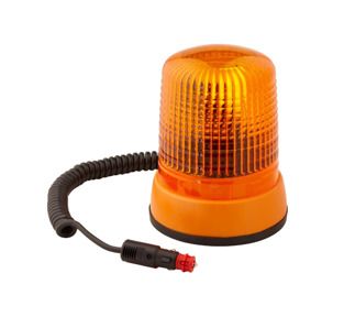 HELLA 2RL 008 062-111 Halogen-Rotating Beacon - KL 7000 - 24V - Yellow - Magnet Mount - Yellow - Cable: 600mm