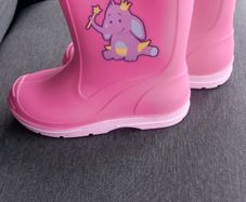 Girls Elephant Welly - Pink Size 10uk kids 28EU
