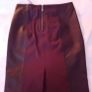 Reiss Reagan leather ponte pencil skirt in Berry 12 Image 7