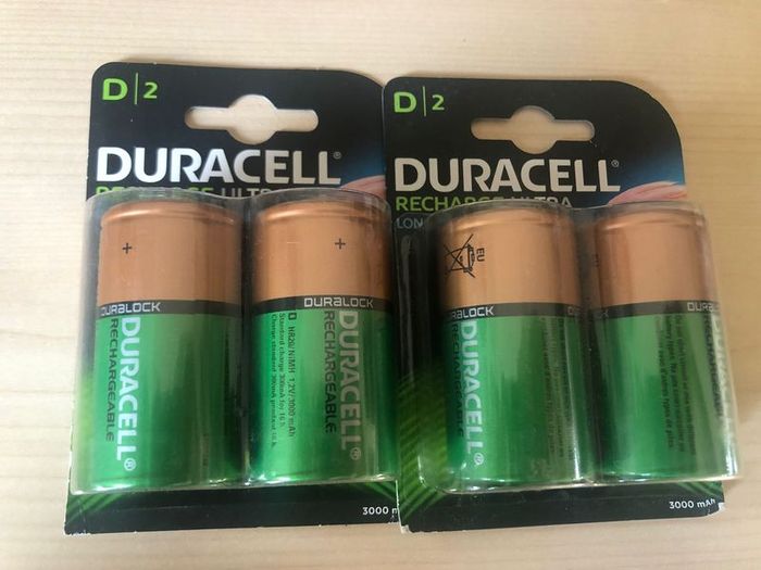 Duracell Rechargeable batteries type D