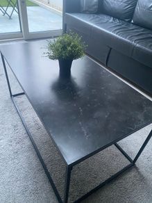 JYSK - Coffee Table - Black Marble Colored