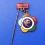 WORLD FESTIVAL OF YOUTH AND STUDENTS (Internationalism festival) - attendee's badge (c.1960's) Image 2