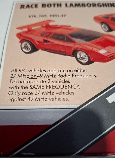 Tyco R/c turbo red lamborghini