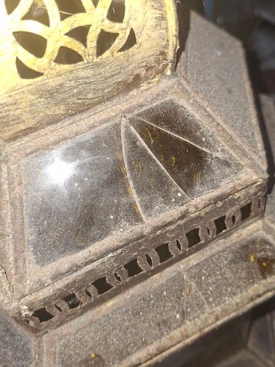 Vintage Large Moroccan, Moorish, or North African Hanging Lantern, Postage available or Collection
