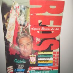 Liverpool Football Programme 1995