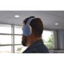 Bluetooth Headphones Blue/Silver Head Phones Image 3