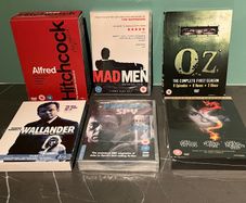 6 DVD Box Sets - Mad Men/Wallander/Hitchcock - Some New Sealed